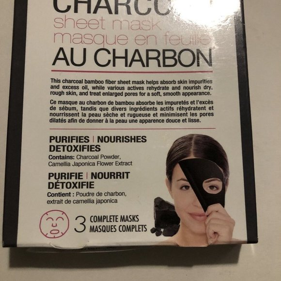 Masque BAR Charcoal Sheet Mask. Masks set of 3 - Picture 2 of 5